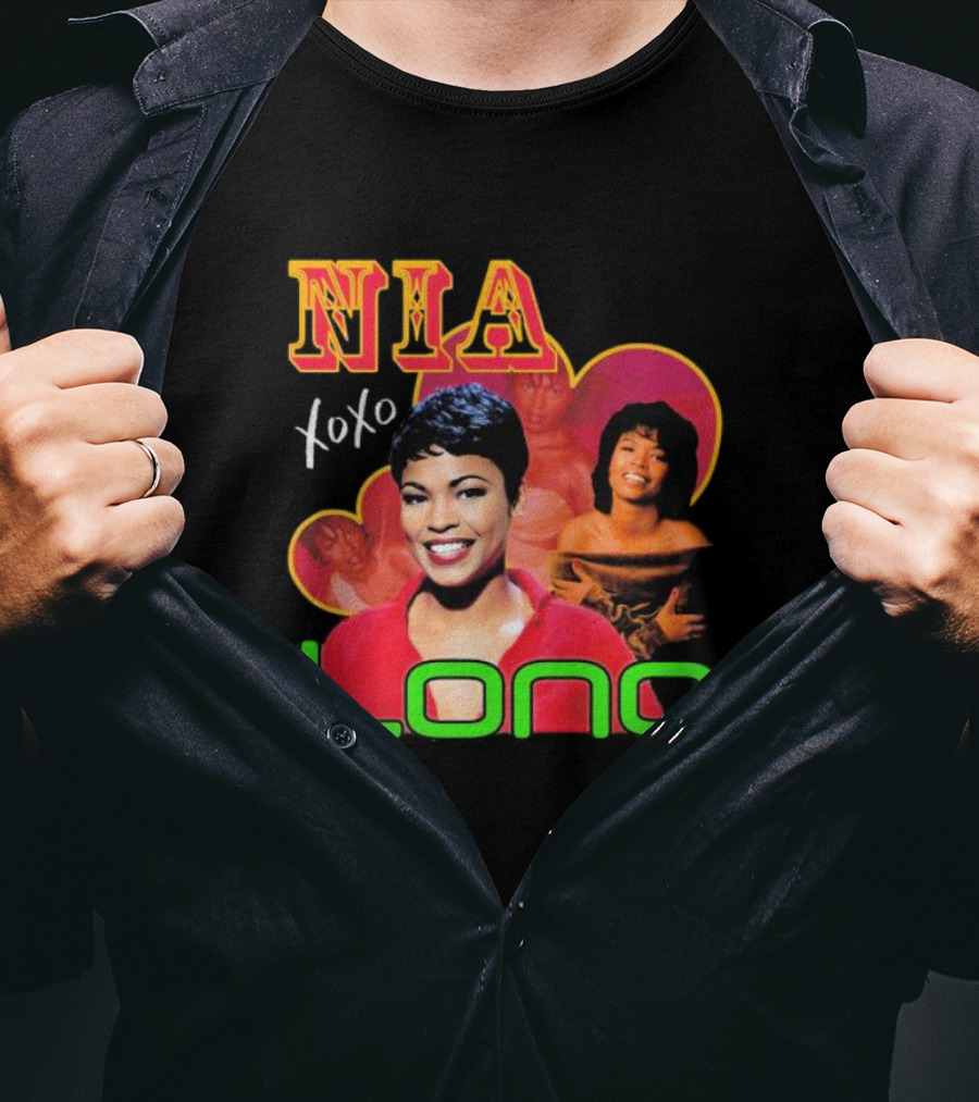 Nia Long Xoxo 90s Nostalgia Collage T-Shirt