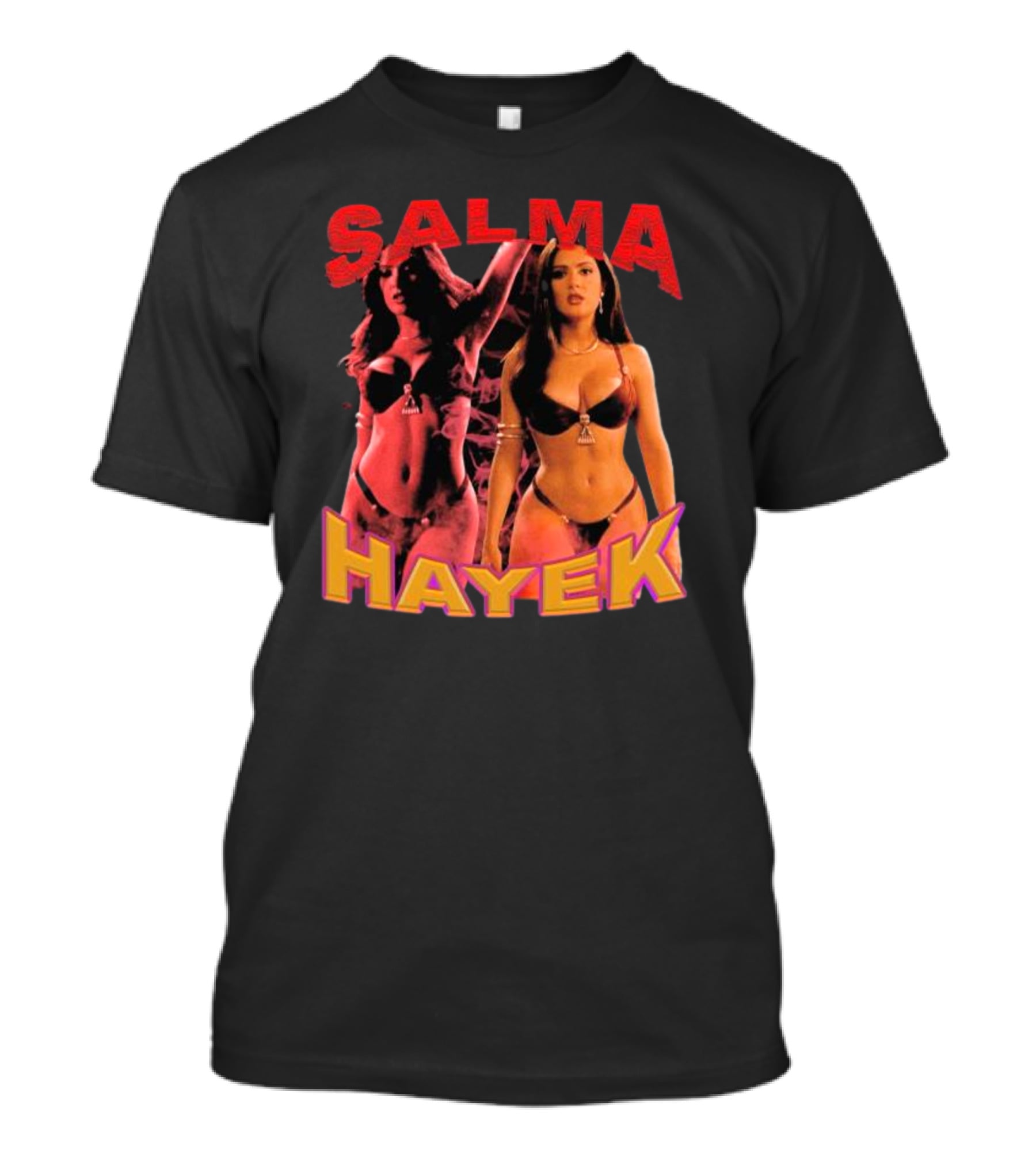 Salma Hayek Retro Style Double Image T-Shirt