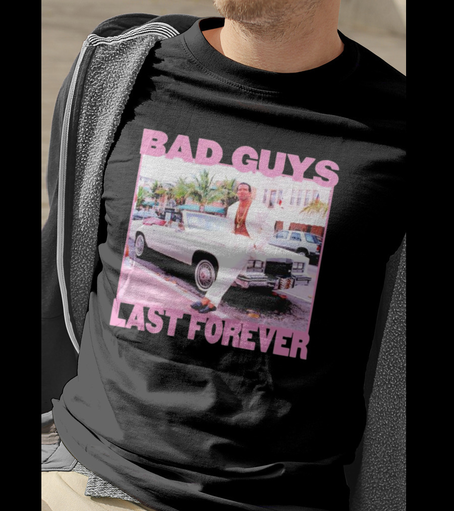 Scott Hall Bad Guys Last Forever Retro Miami Vibe T-Shirt