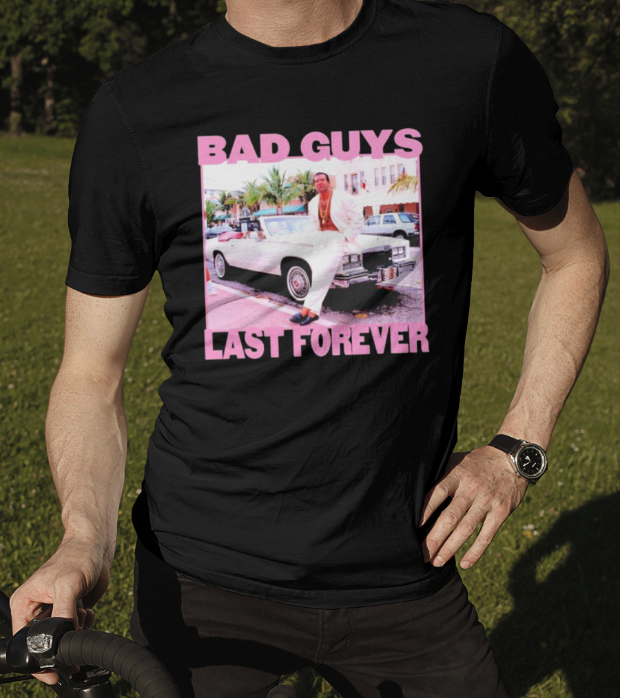 Scott Hall Bad Guys Last Forever Retro Miami Vibe T-Shirt
