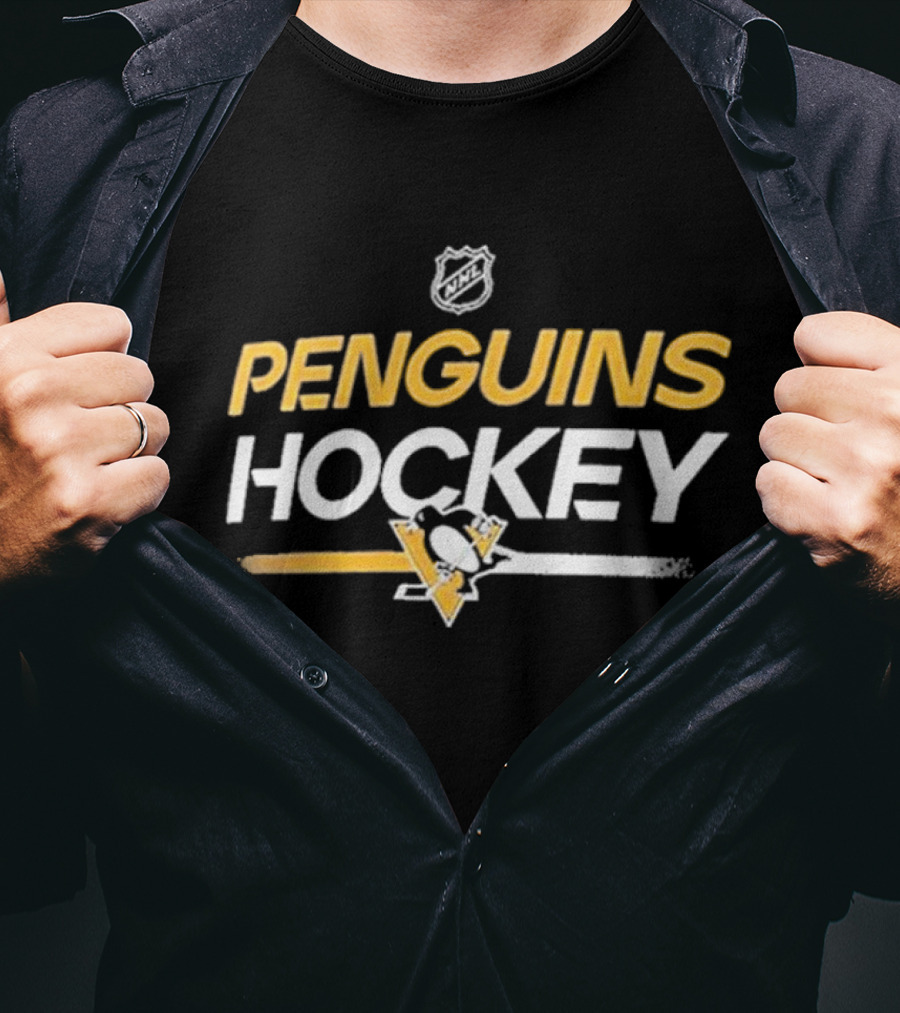NHL Penguins Hockey Pittsburgh Penguins Authentic Pro Primary Replen T-Shirt