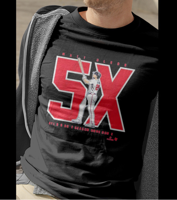 Matt Olson Atlanta 5X Single Season Home Run Record T-Shirt
