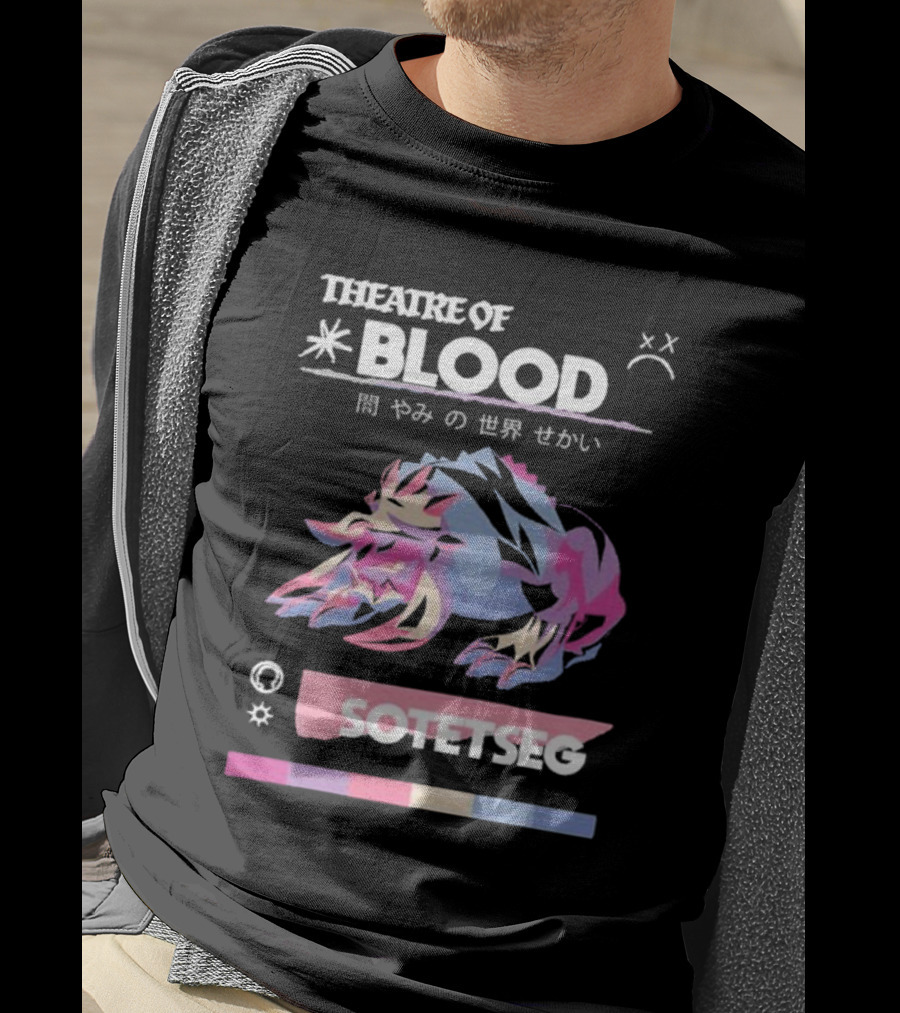 Theatre Of Blood Sotetseg Japanese Kanji Dragon T-Shirt