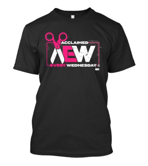 Acclaimed AEW Every Wednesday With Scissors T-Shirt