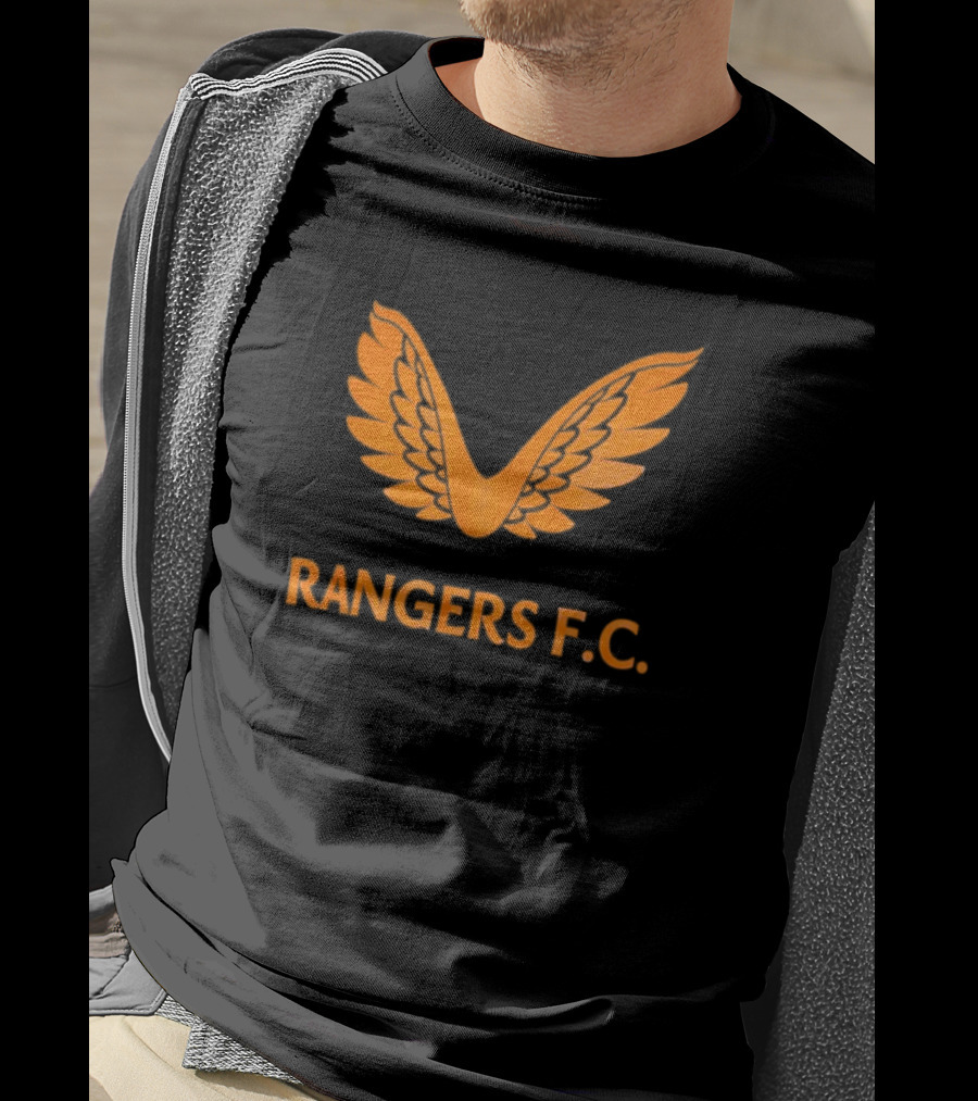 Rangers F.C. Orange Winged Emblem T-Shirt