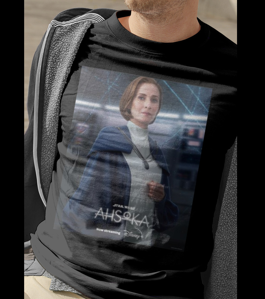 Star Wars Ahsoka Now Streaming Disney Plus Mon Mothma Character T-Shirt