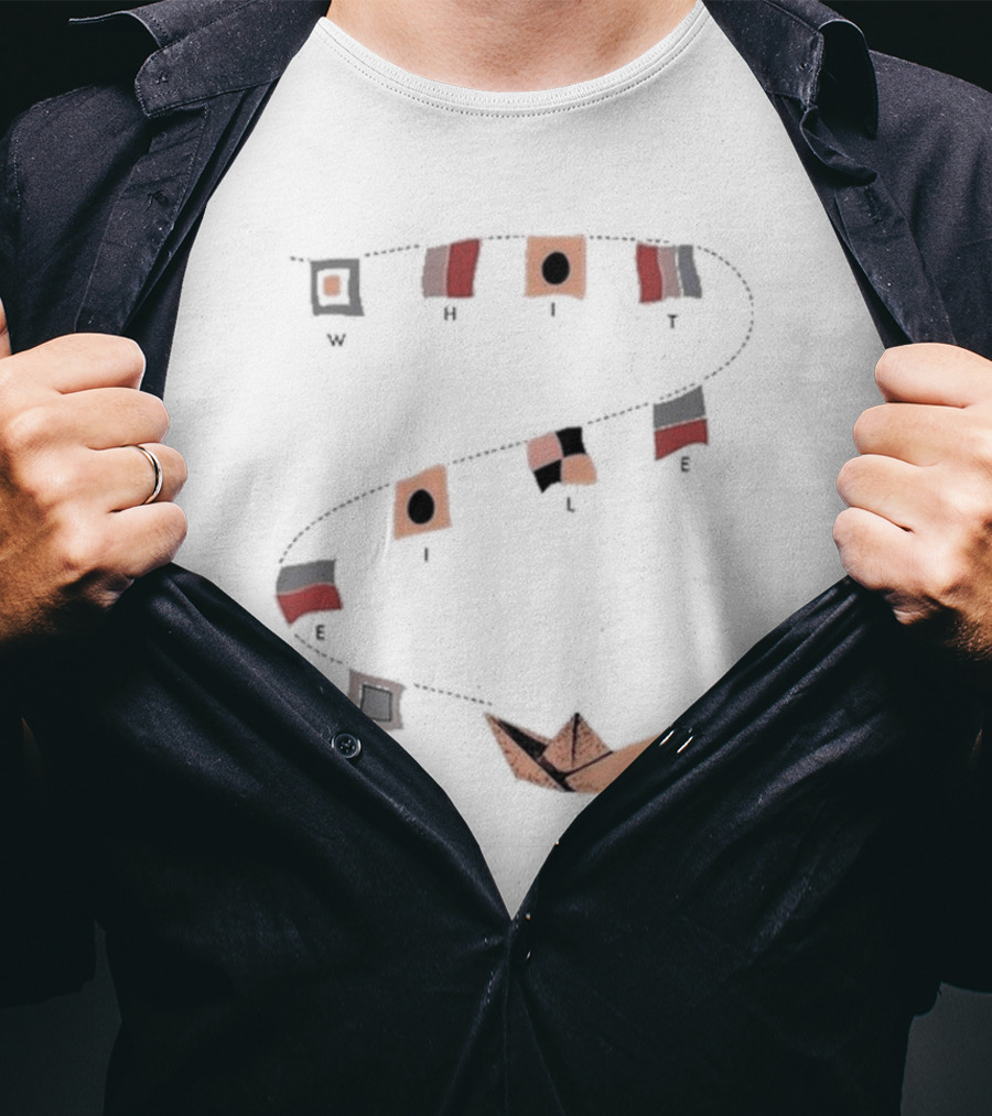 White Lies Nautical Flags 9 20 23 T-Shirt