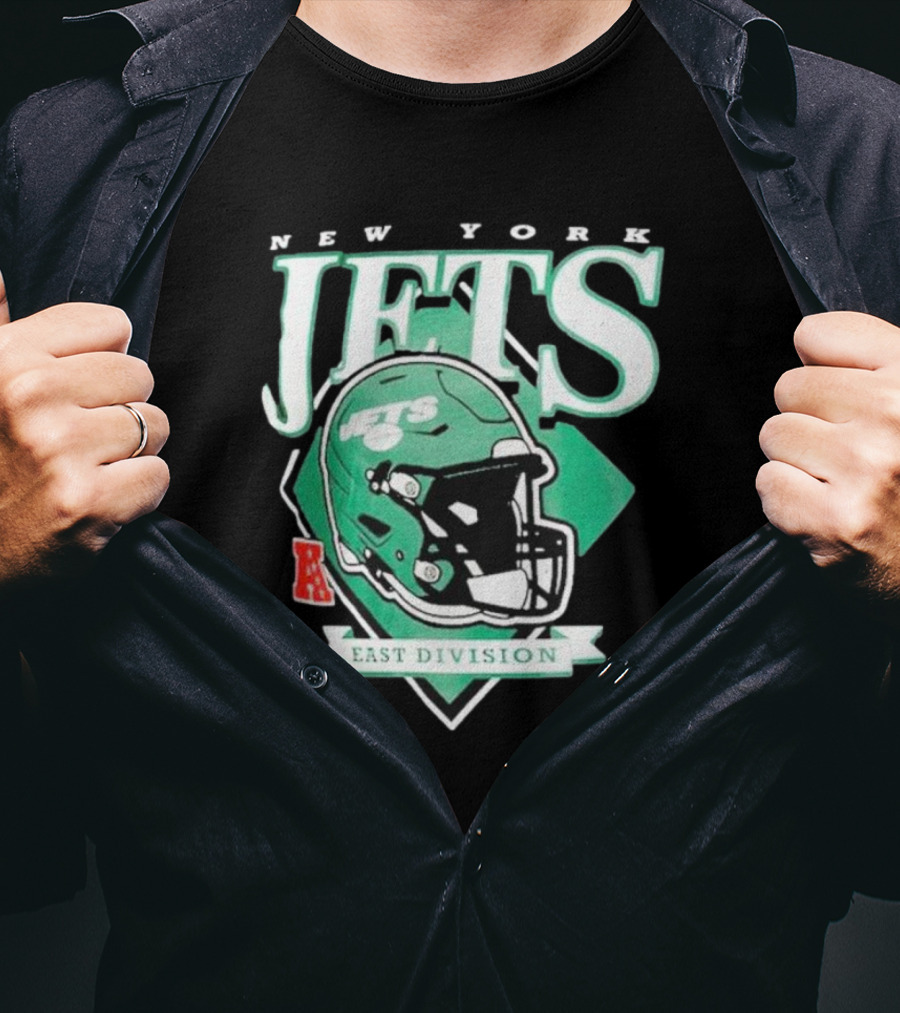 New York Jets East Division Helmet T-Shirt