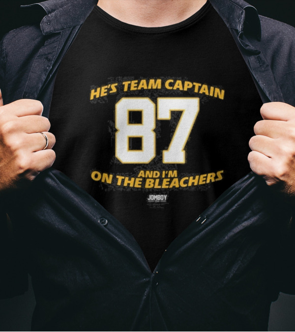 He’s Team Captain 87 And I’m On The Bleachers Jomboy T-Shirt