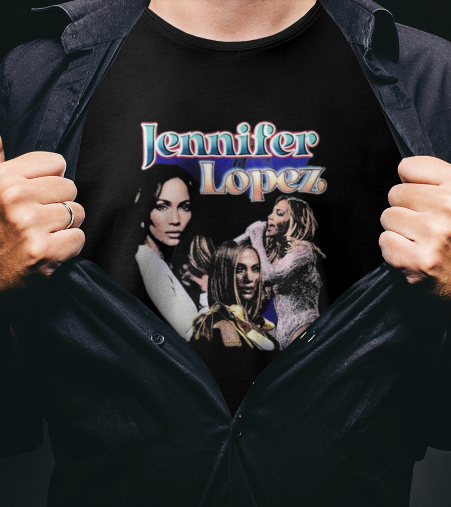 Jennifer Lopez Iconic Pop Diva Montage T-Shirt