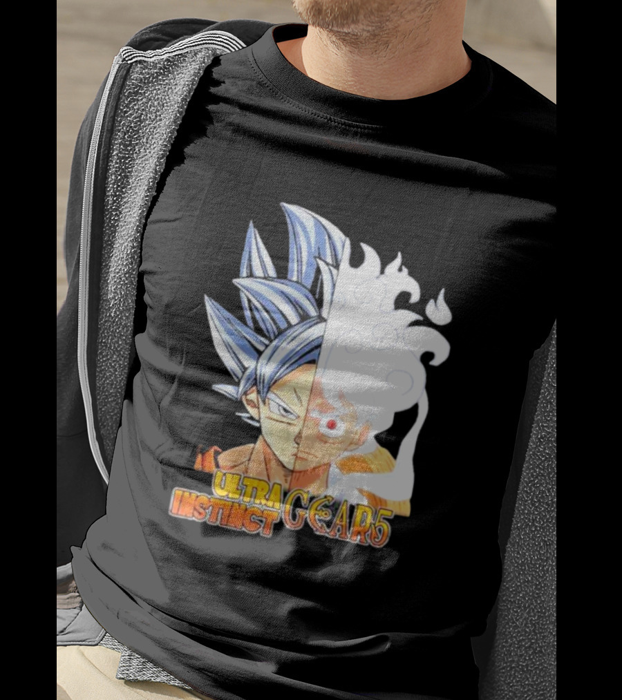 Ultra Instinct Gear 5 Fusion Anime Crossover Duo T-Shirt