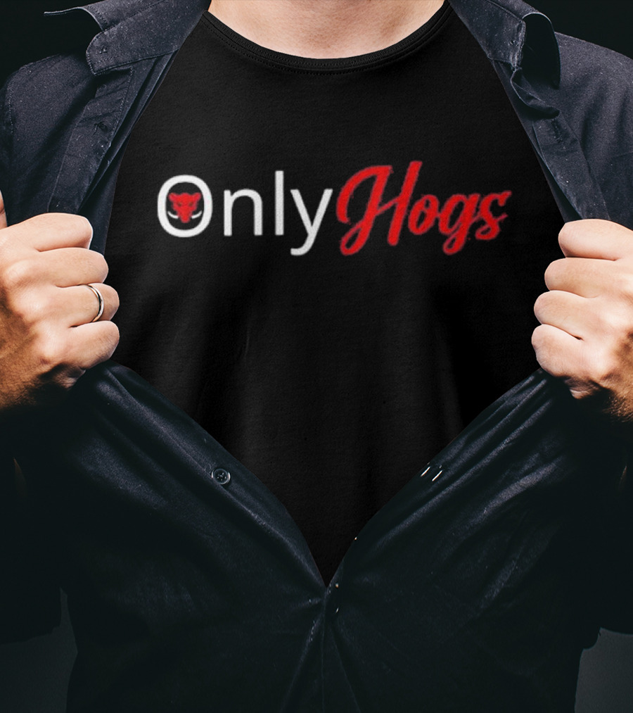 Only Hogs Razorback Pig T-Shirt