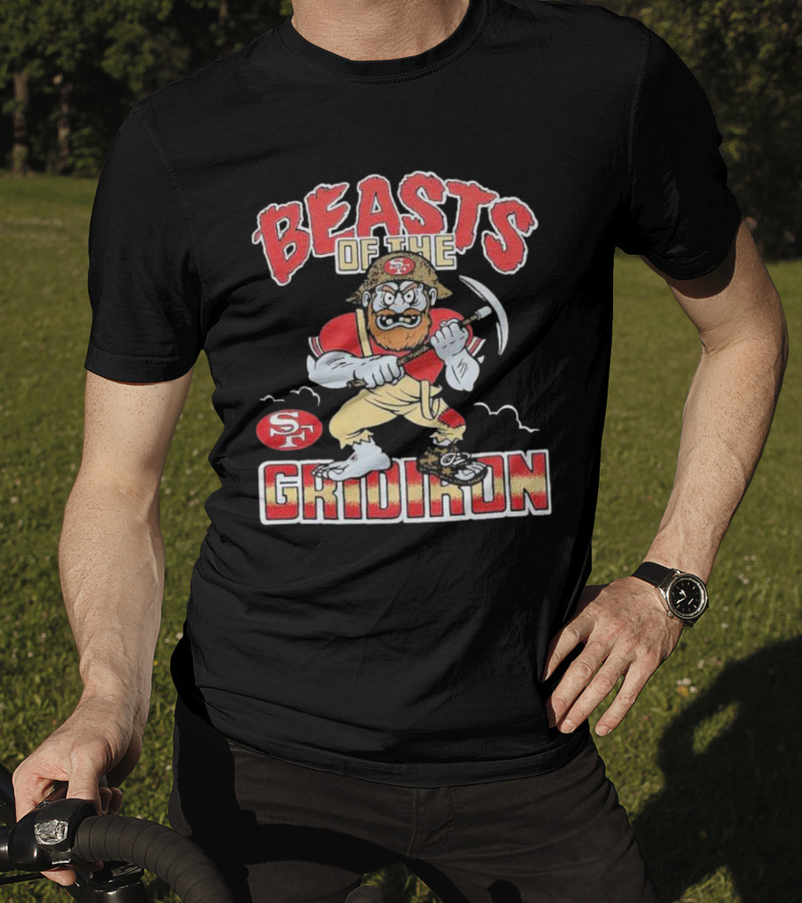 San Francisco 49ers Beasts Of The Gridiron SF Miner Character T-Shirt