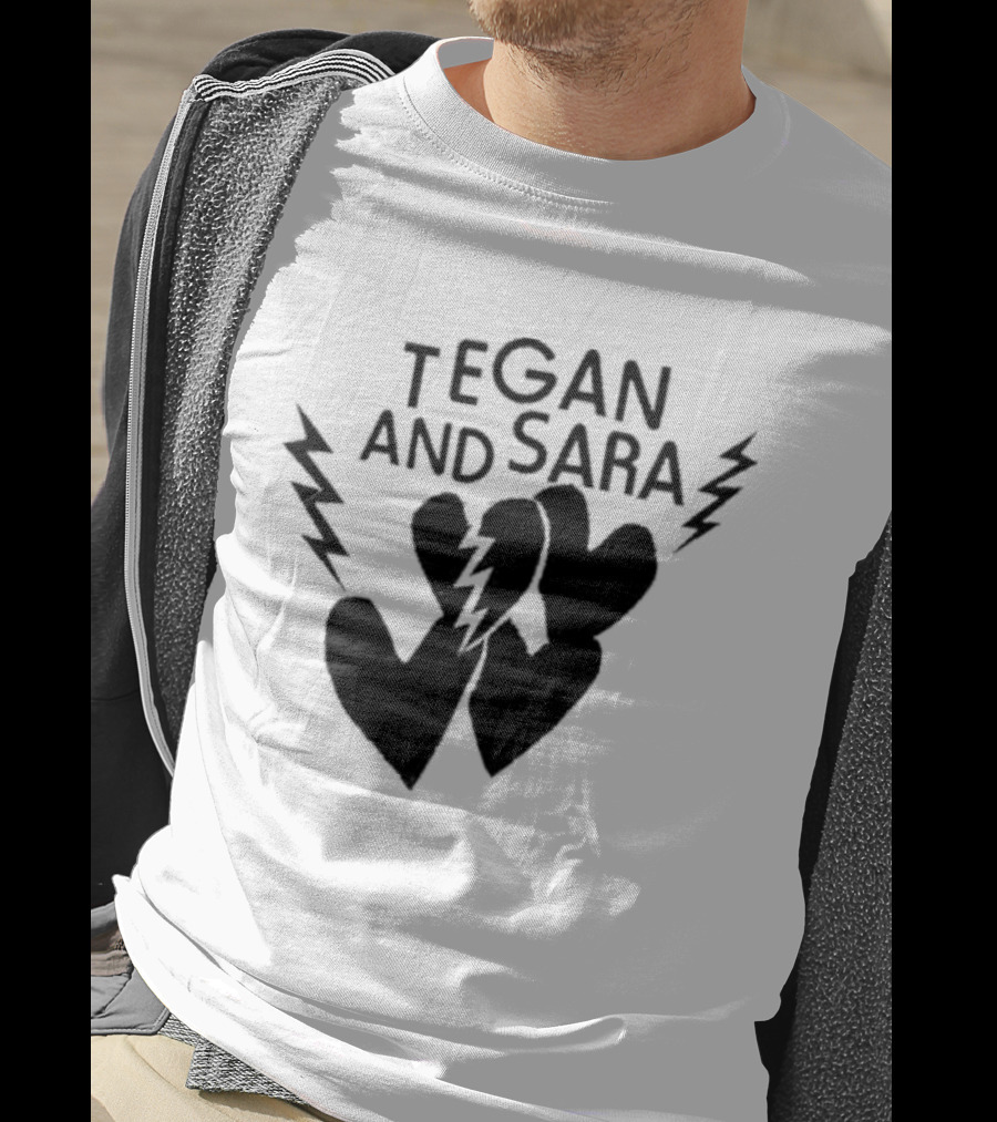 Tegan And Sara Heartbreak Lightning Hearts T-Shirt
