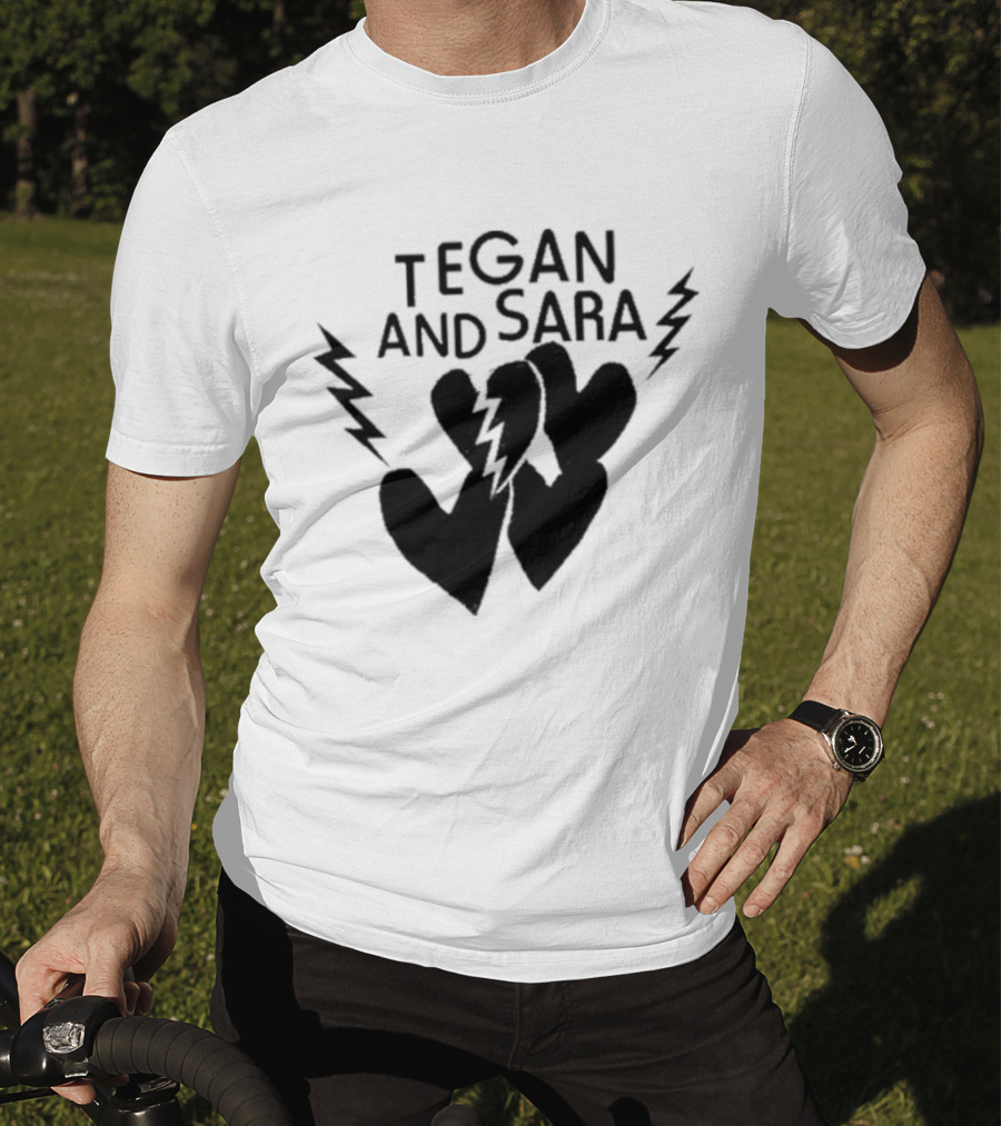 Tegan And Sara Heartbreak Lightning Hearts T-Shirt