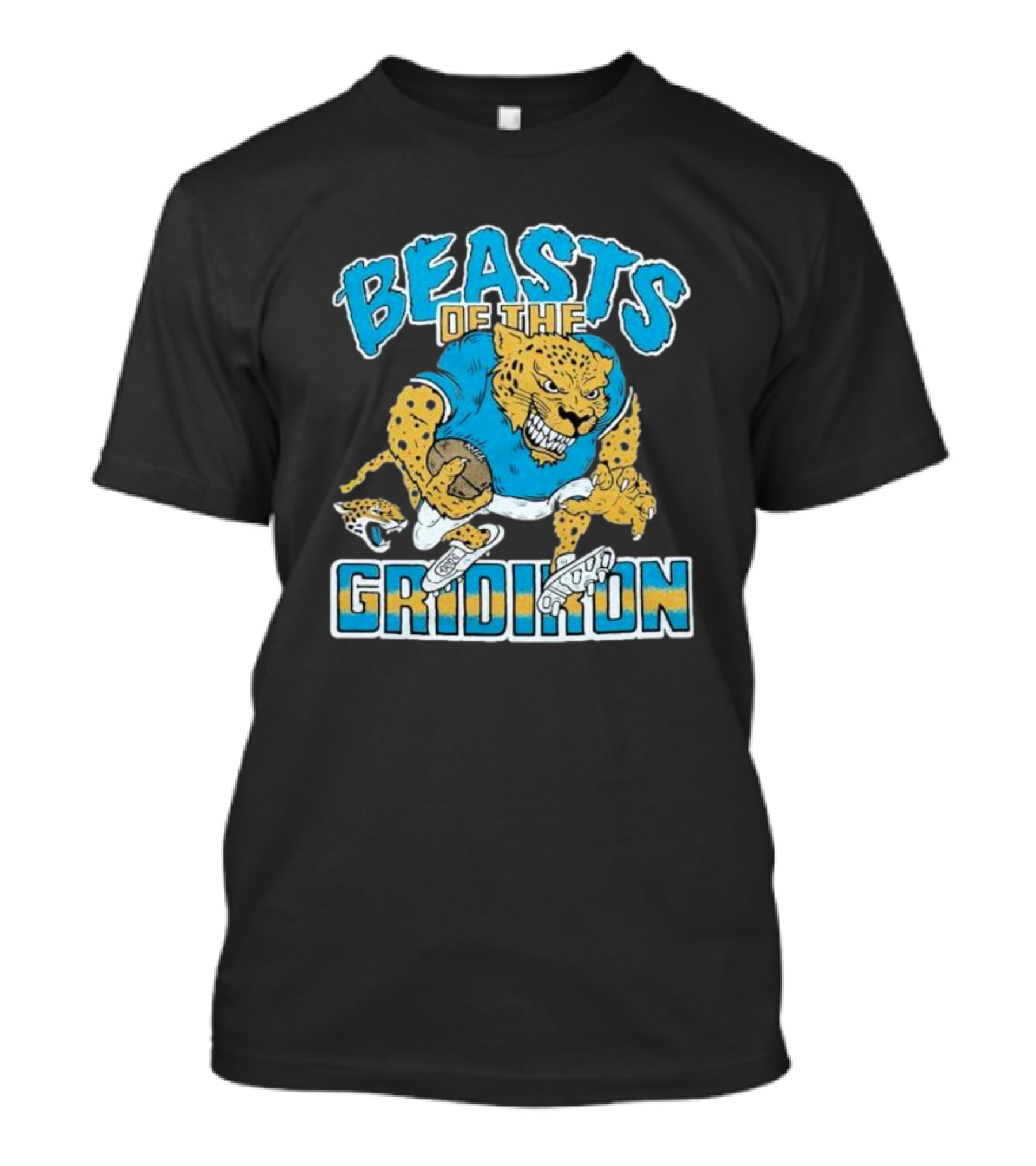 Jacksonville Jaguars Beasts Of The Gridiron Fierce Football Jaguar T-Shirt