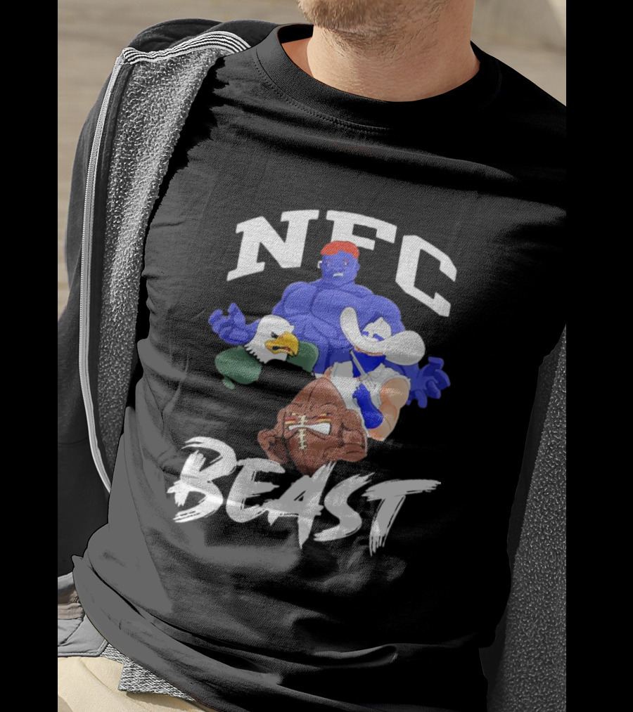 NFC Beast Football Characters And Mascots T-Shirt