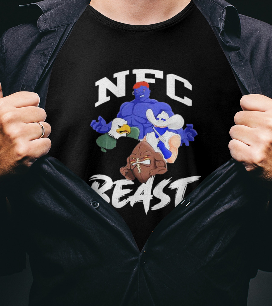 NFC Beast Football Characters And Mascots T-Shirt