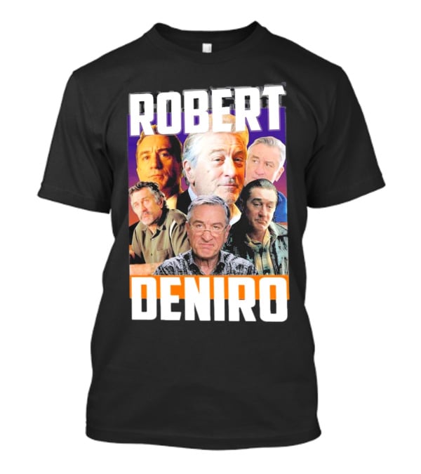 Robert De Niro Iconic Movie Roles Collage T-Shirt