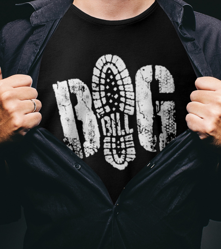 Big Bill AEW Boot Stomp Print T-Shirt