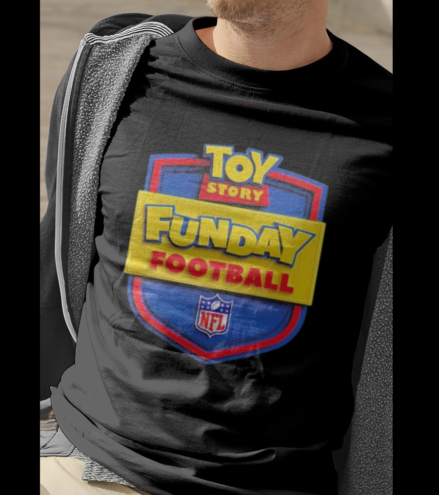 Toy Story Funday Football NFL Shield T-Shirt
