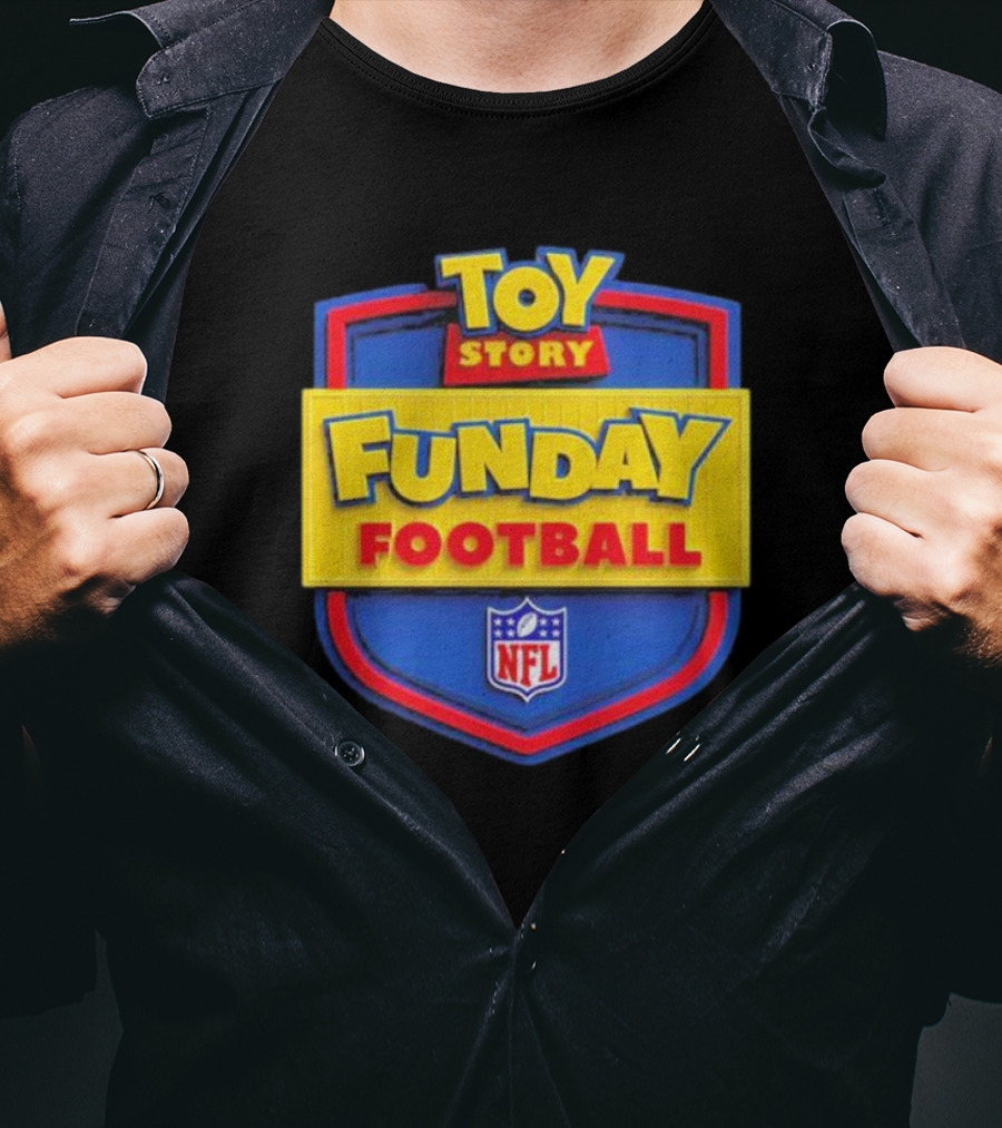 Toy Story Funday Football NFL Shield T-Shirt