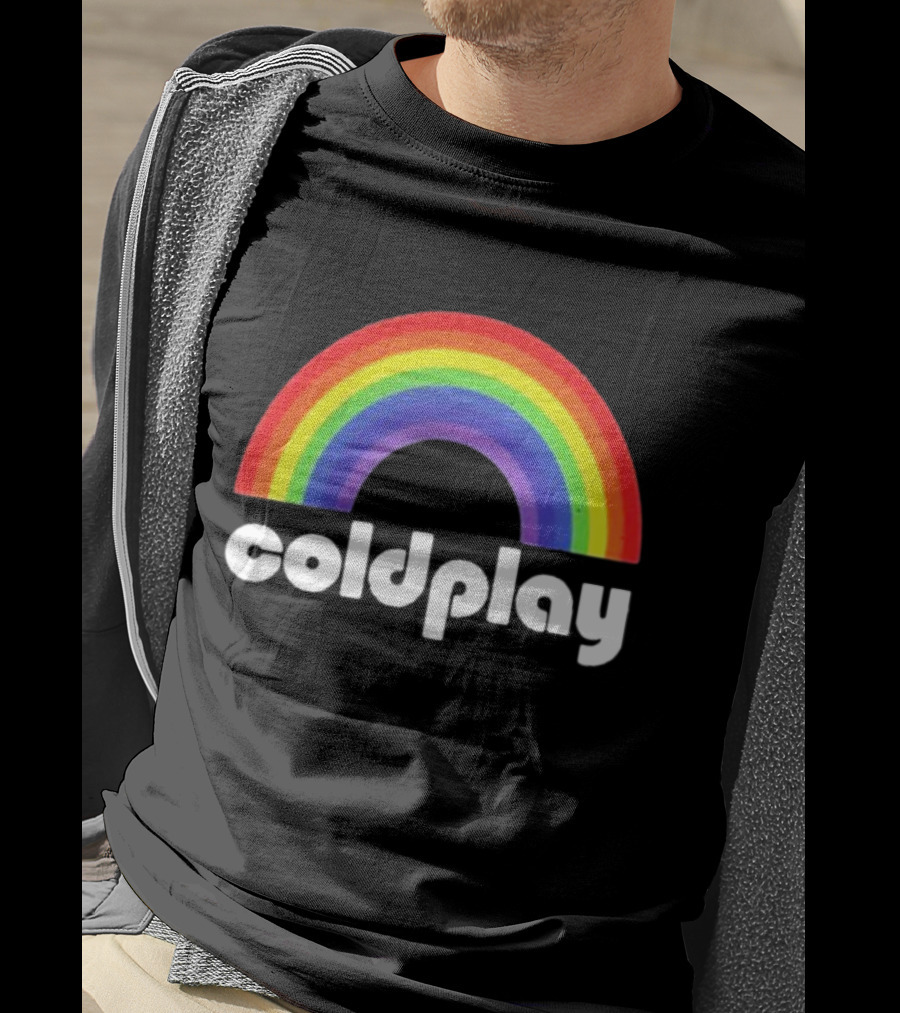Coldplay Rainbow Multicolor T-Shirt