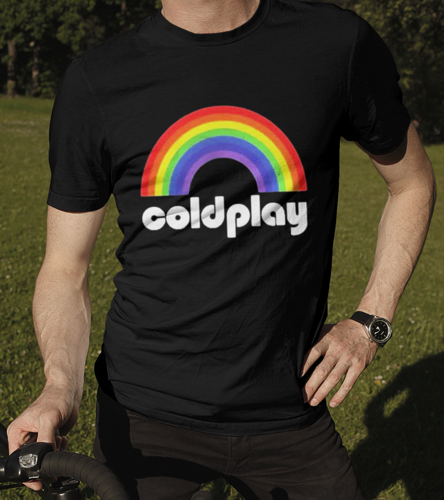 Coldplay Rainbow Multicolor T-Shirt