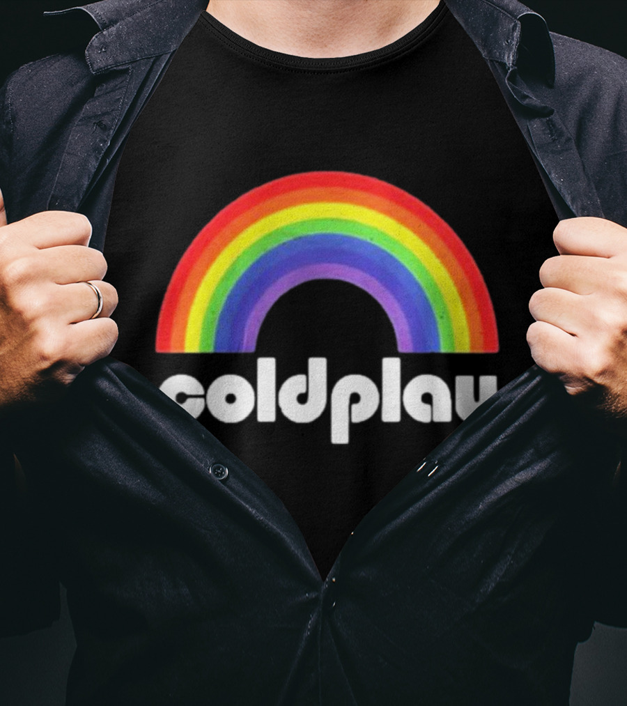 Coldplay Rainbow Multicolor T-Shirt