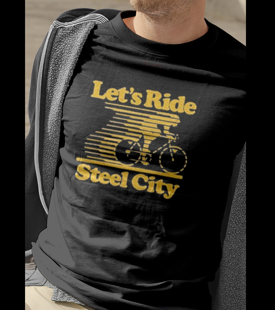 Let's Ride Steel City Cycling Adventure T-Shirt