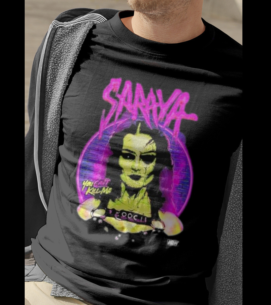 Saraya You Can't Kill Me Neon Halloween T-Shirt