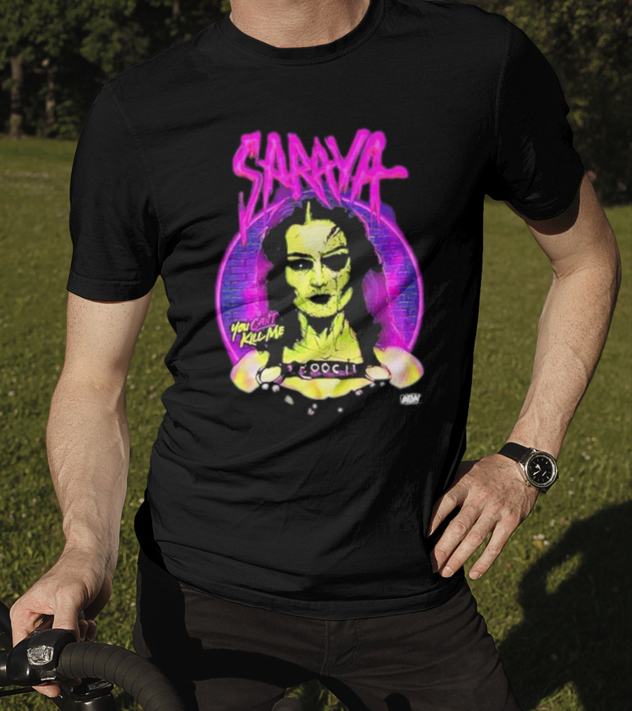Saraya You Can't Kill Me Neon Halloween T-Shirt