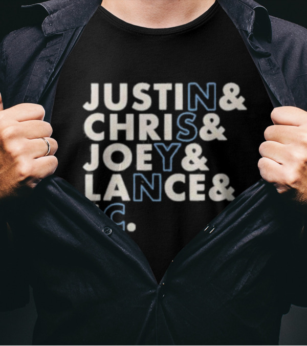 Justin Chris Joey Lance JC NSYNC T-Shirt
