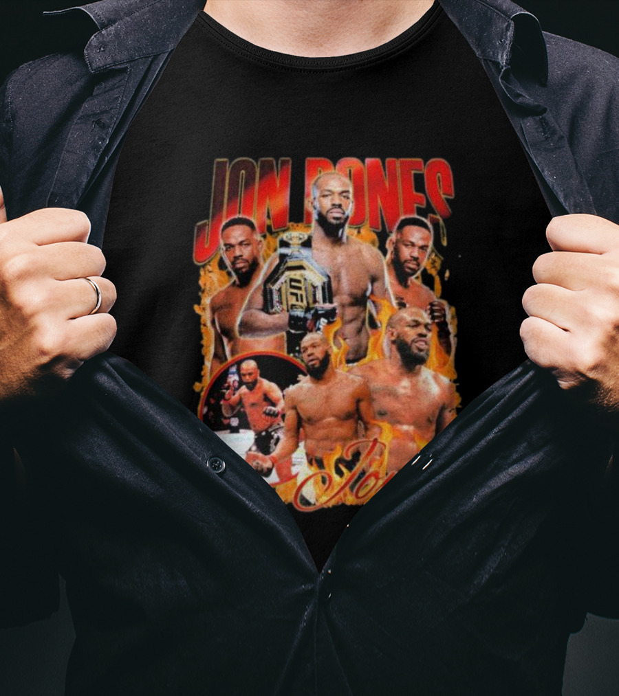 Jon Bones Jones UFC Champion Montage T-Shirt