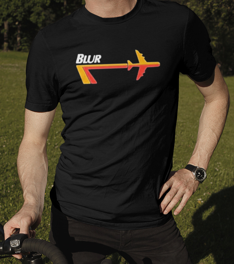 Blur Airplane Logo Merchandise Live At The Budokan T-Shirt