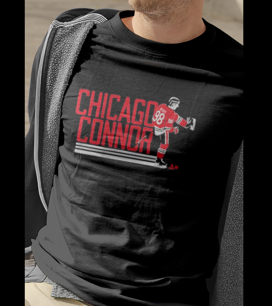 Chicago Connor Bedard Hockey Player 98 T-Shirt