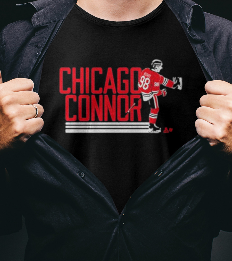Chicago Connor Bedard Hockey Player 98 T-Shirt