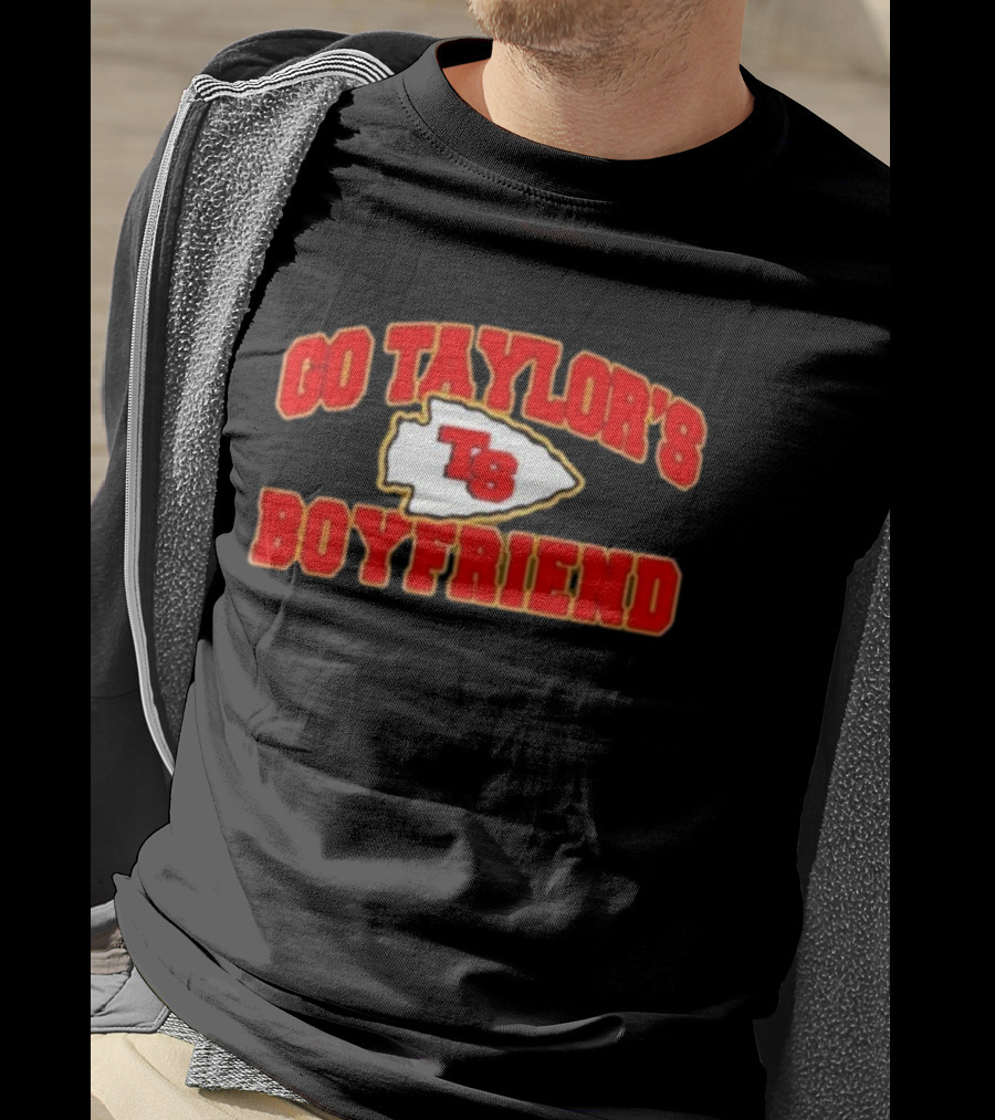 Go Taylor's Boyfriend TS Arrowhead Motif T-Shirt