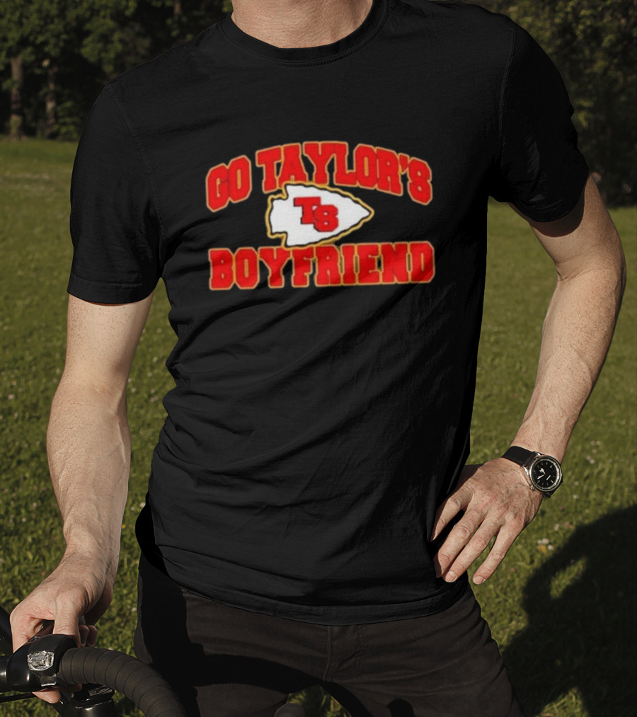 Go Taylor's Boyfriend TS Arrowhead Motif T-Shirt