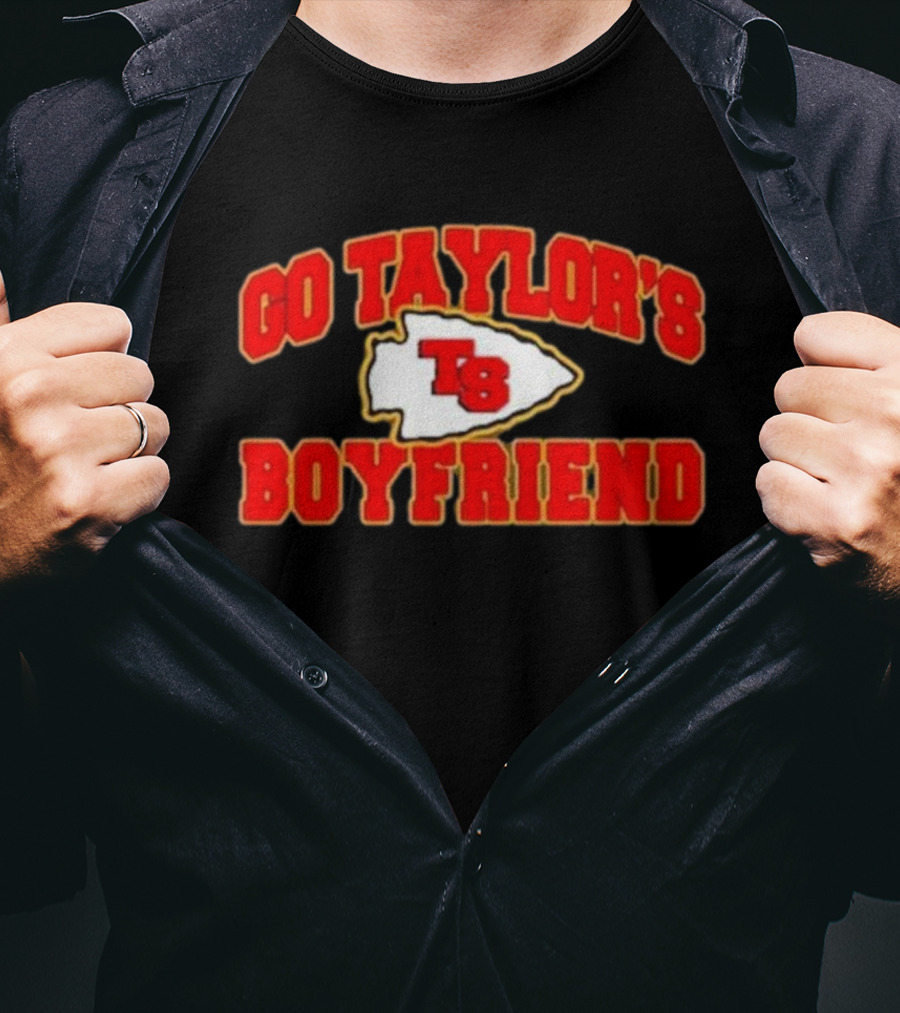 Go Taylor's Boyfriend TS Arrowhead Motif T-Shirt
