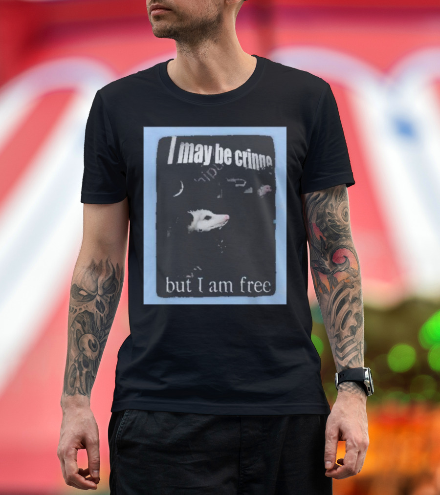 I May Be Cringe Opossum But I Am Free T-Shirt