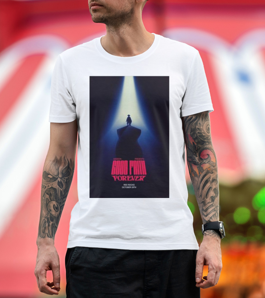 Madeon Presents Good Faith Forever Red Rocks October 29th T-Shirt