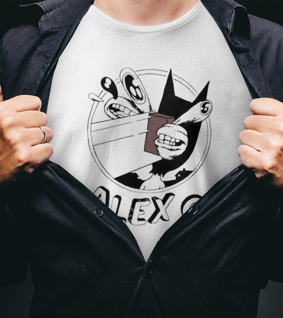 Alex G Retro Cartoon Style With Brick T-Shirt
