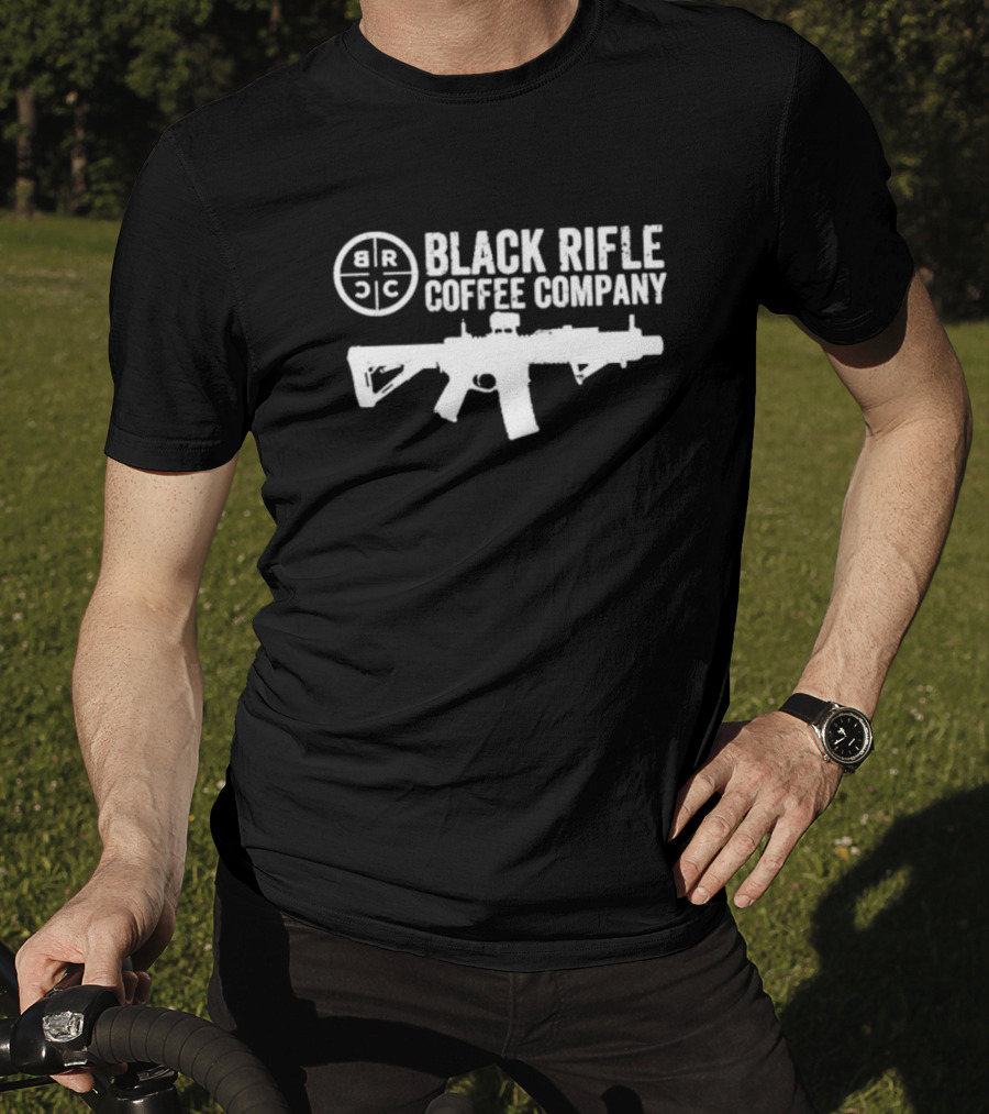 Steven Crowder BRCC Black Rifle Coffee Company Gun T-Shirt