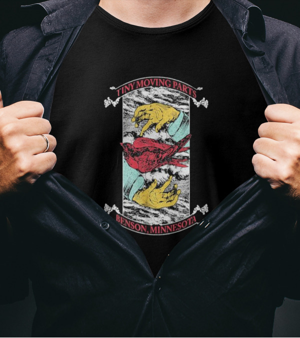 Tiny Moving Parts Benson Minnesota Hands And Bird T-Shirt