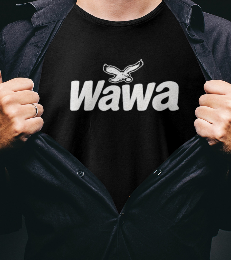 Wawa Eagle Logo Rob McElhenney Philadelphia Eagles T-Shirt