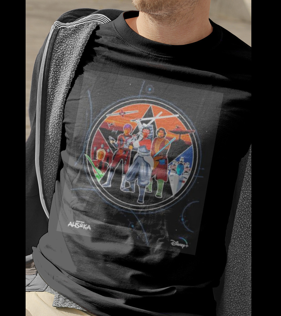 Ahsoka Episode 8 Characters And Starfighters Disney Plus T-Shirt