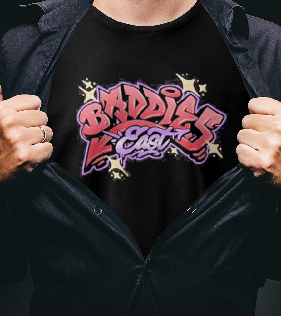 Baddies East Graffiti Stars T-Shirt