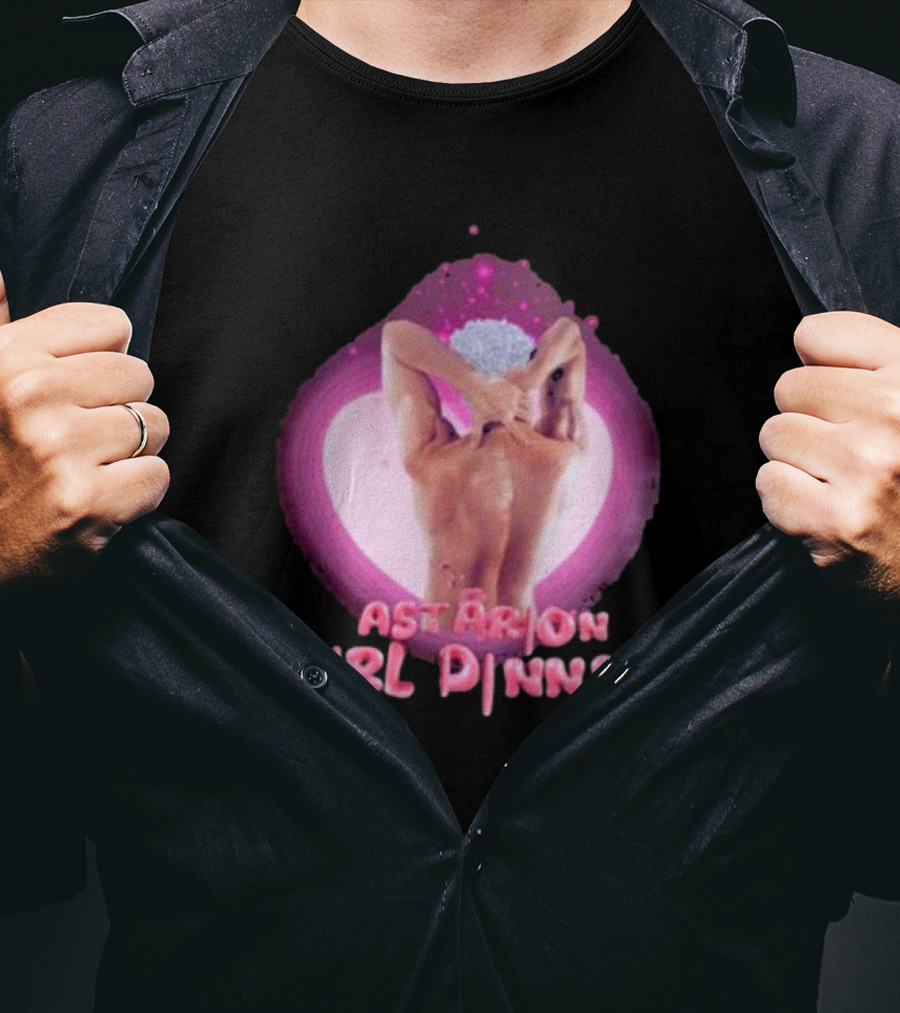 Astarion Girl Dinner Baldur’s Gate Game Character Back Pose T-Shirt