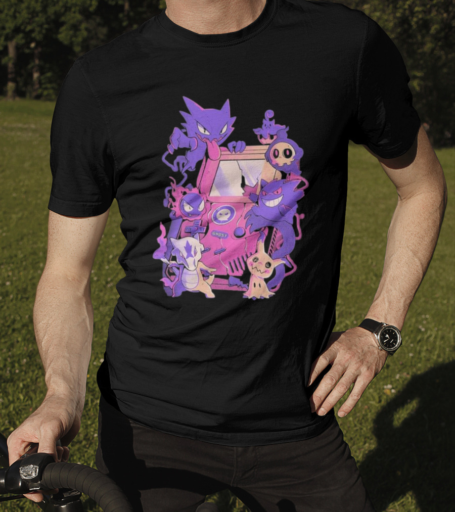 Pokemon Ghost Game Arcade T-Shirt